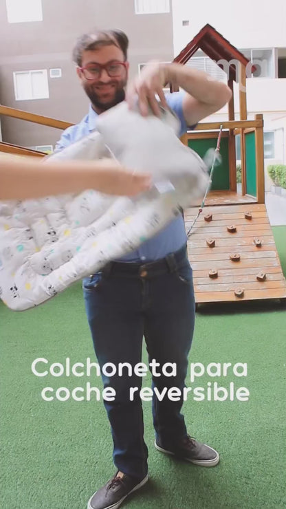 Colchoneta para Coche con Almohada Desmontable