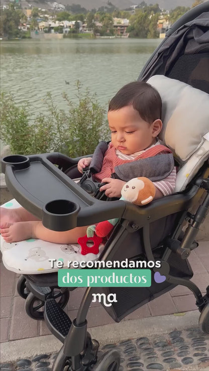 Colchoneta para Coche con Almohada Desmontable